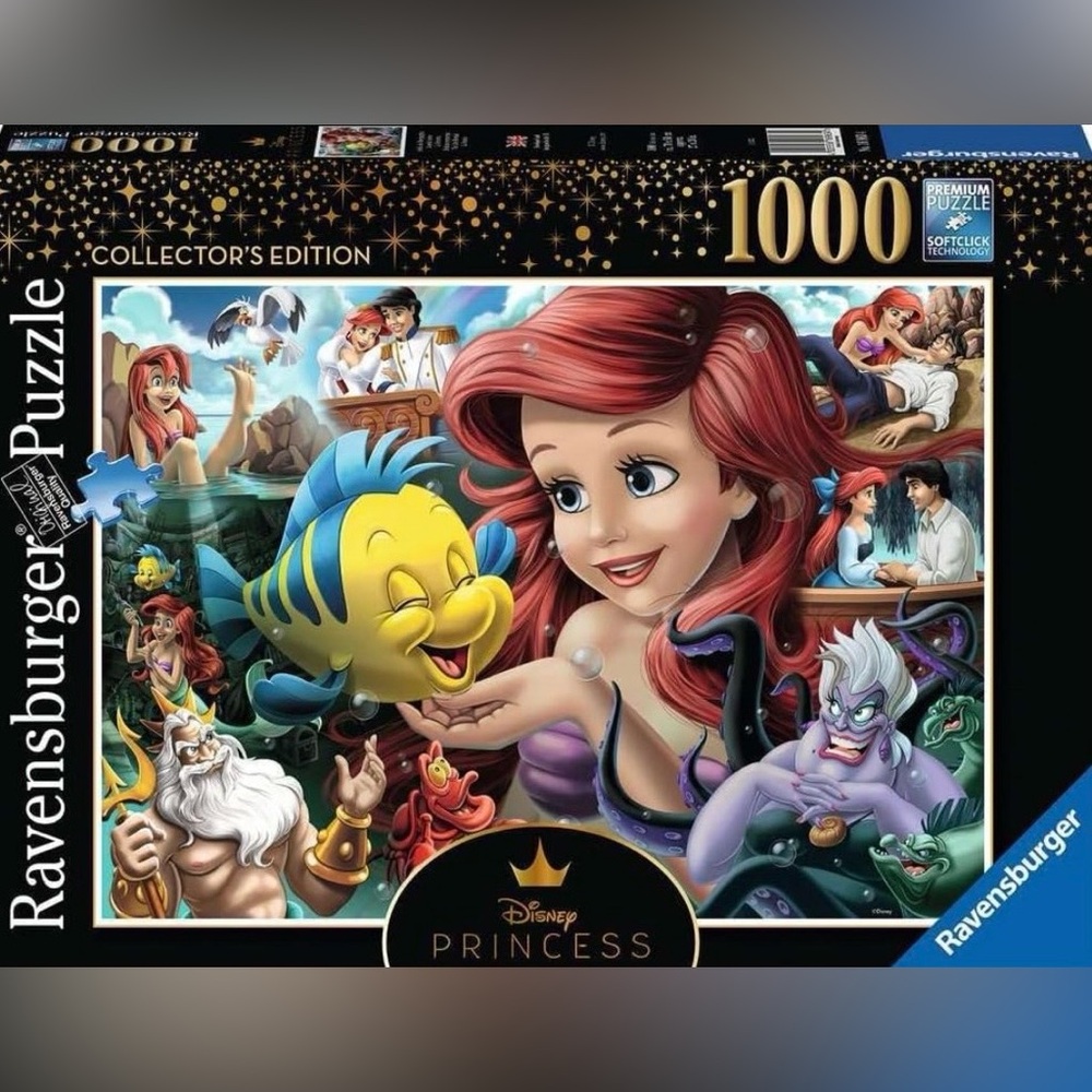 Disney Princess Ariel 1000-Piece Jigsaw Puzzle